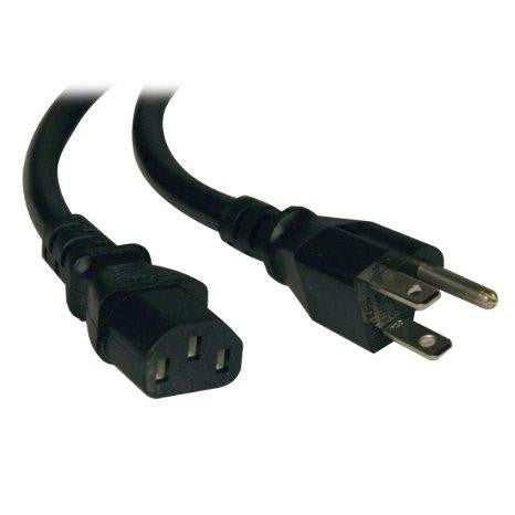 Tripp Lite Standard Computer Power Cord 10a,18awg (nema 5-15p To Iec-320-c13) 20-ft.