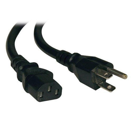 Tripp Lite Standard Computer Power Cord 10a,18awg (nema 5-15p To Iec-320-c13) 25-ft.