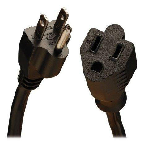 Tripp Lite Power Extension Cord, 13a, 16awg (nema 5-15p To Nema 5-15r) 1-ft.