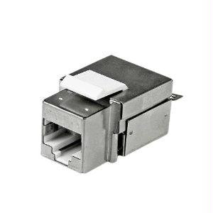 Startech Shielded Cat 6a Keystone Jack - Rj45 Ethernet Cat6a Wall Jack White - 110 Type
