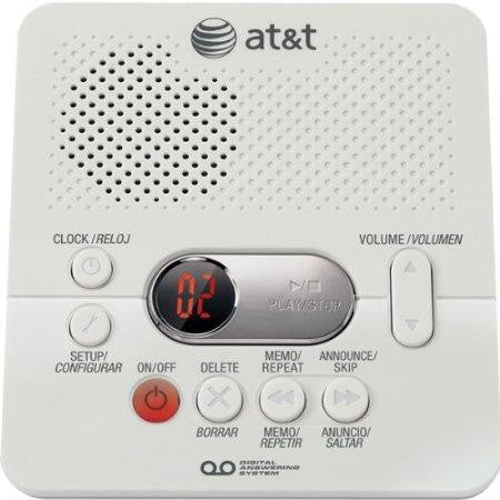 At&t At&t Digital Answering Machine White