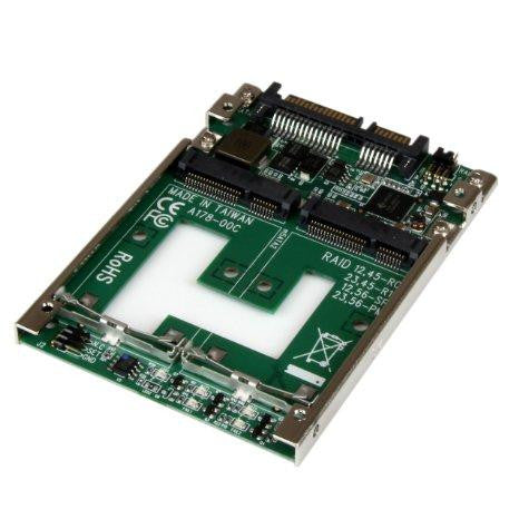 Startech Vastly Increase System Performance By Adding A Dual Msata Ssd Raid Array Into An