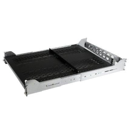 Startech Add A Vented Sliding Shelf With Integrated Cable Management Into Virtually Any S