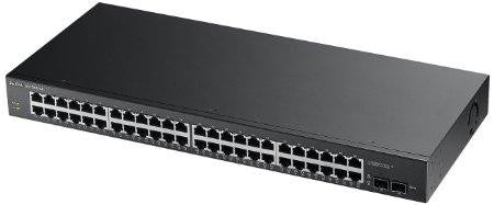 Zyxel Communications Gs1900-48 - 48 Port Gbe L2 Web Managed Rackmount Switch W-2 Sfp (50 Ports Tot