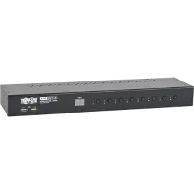 Tripp Lite 8-port Rackmount Dvi Usb Kvm Switch W- Audio 2-port Usb Hub 1urm