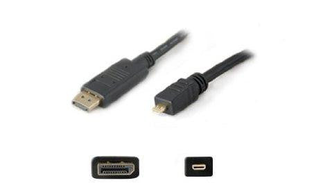 Add-on-computer Peripherals, L Addon 1.82m (6.00ft) Hdmi Male To Micro-hdmi Male Black Adapter Cab
