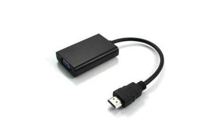 Add-on-computer Peripherals, L Addon 20.00cm (8.00in) Hdmi Male To Vga Female Black Active Adapter