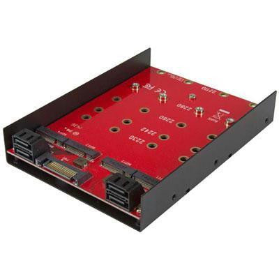 Startech Enhance Your System By Mounting Four M.2 (ngff) Sata-based Ssds Into One 3.5 In