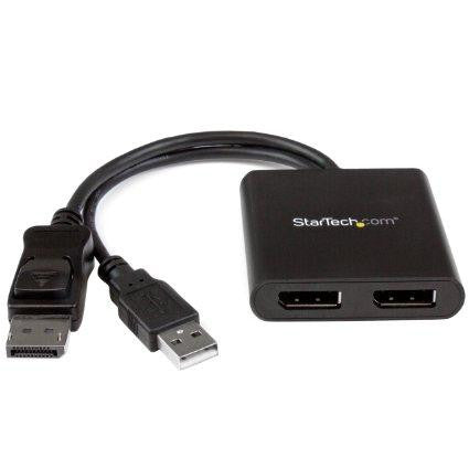 Startech Use This Mst Hub To Connect Two Dp Monitors To A Single Dp 1.2 Port - Works With
