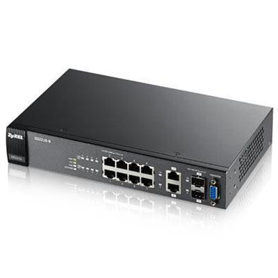 Zyxel Communications Gs2210-8 - 8-port Gigabit + 2 Dual Personality (gbe Rj-45-sfp) (10 Total Port