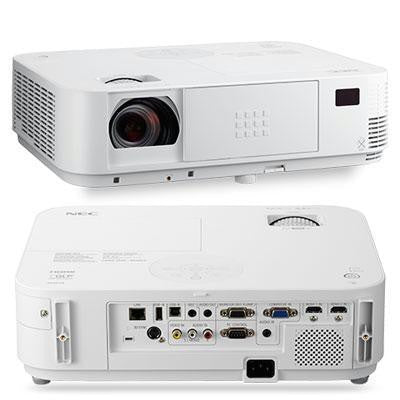 Nec Display Solutions Wxga, Dlp, 3200 Lumen Projector W-10,000:1 Contrast With Iris, 20w Speaker,