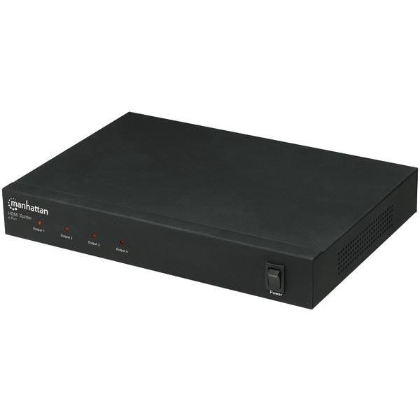 Manhattan - Strategic Manhattan 4-port Hdmi 1.3 Splitter. Duplicates A High-definition Digital For