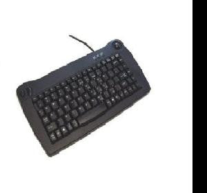 Adesso Ack-5010pb - Keyboard - Qwerty - Trackball - Cable - Ps-2 - Black
