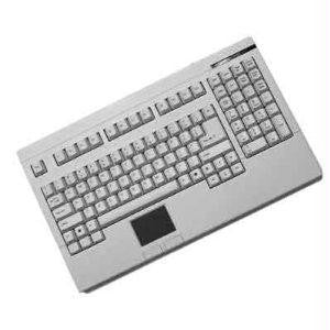 Adesso Ack-730uw - Keyboard - Touchpad - Cable - Usb - White