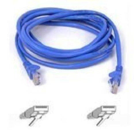 Belkin Components 10ft Cat6 Snagless Patch Cable, Utp, Blue Pvc Jacket, 23awg, 50 Micron, Gold Pla