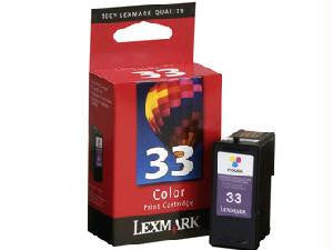 Lexmark International, Inc. Cartridge No. 33 - Print Cartridge - Yellow, Cyan, Magenta - 190 Page(