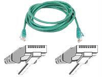 Belkin Components 3ft Cat6 Snagless Patch Cable, Utp, Green Pvc Jacket, 23awg, 50 Micron, Gold Pla