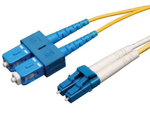 Tripp Lite Duplex Singlemode 8.3-125 Fiber Patch Cable (lc-sc), 1m (3-ft.)