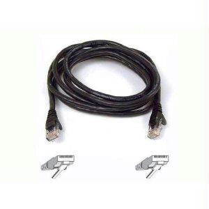 Belkinponents 4ft Cat6 Snagless Patch Cable, Utp, Black Pvc Jacket, 23awg, 50 Micron, Gold Pla