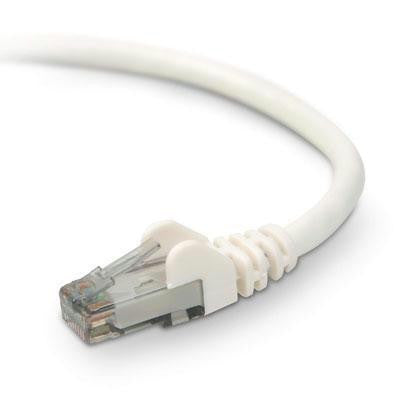 Belkin Components Belkin 50 Cat6 Snagless High Performance Utp Patch Cable, White
