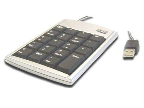 Adesso Akp-150 - 19 Key Numeric Keypad With Retractable Cord
