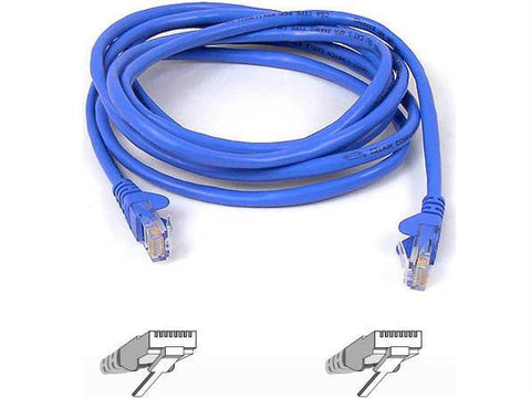 Belkin Components 40ft Cat6 Snagless Patch Cable, Utp, Blue Pvc Jacket, 23awg, 50 Micron, Gold Pla