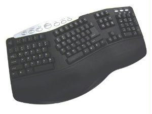 Adesso Pck-208b - Keyboard - Qwerty - 105 - Cable - Usb; Ps-2 - Black