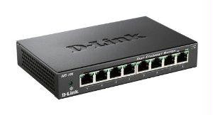 D-link Systems Unmanaged 10-100 8-port Switch, Metal Chassis