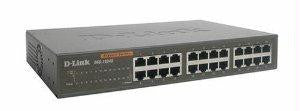 D-link Systems Switch - 24 - Ethe; Fast Ethe; Gigabit Ethe - 1 Gbps - External