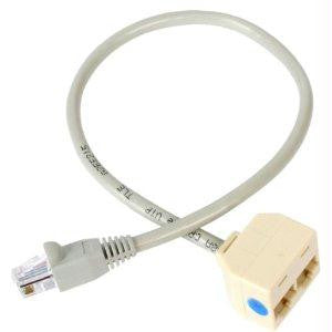 Startech 2-to-1 Rj45 Splitter Cable Adapter - F-m