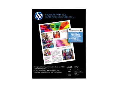 Hewlett Packard Hp Glossy Color Laser Brochure Paper 150 Sheets Heavey Weight With Two Sided Glo