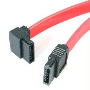 Startech 18in Sata To Left Angle Sata Serial Ata Cable - F-f