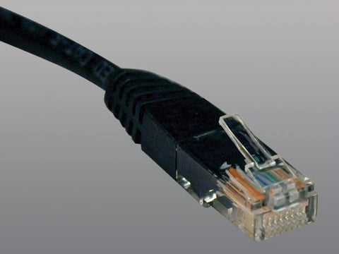 Tripp Lite Cat5e 350mhz Molded Patch Cable (rj45 M-m) - Black, 1-ft.