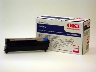 Okidata C3400n Magenta Image Drum (ships W-one Toner Cartridge) - Up To 15,000 Pages, C3