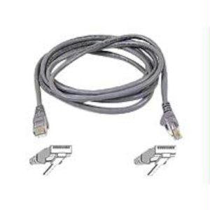 Belkin Components 14ft Cat6 Snagless Patch Cable, Utp, Gray Pvc Jacket, 23awg, 50 Micron, Gold Pla