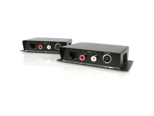 Startech This S-video And Audio Over Cat5 Extender Lets You Extend S-video And Rca Audio