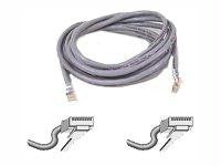 Belkin Components 25ft Cat5e Patch Cable, Utp, Gray Pvc Jacket, 24awg, T568b, 50 Micron, Gold Plat