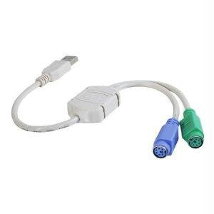 C2g 1ft Usb To Ps-2 Keyboard-mouse Adapter Cable