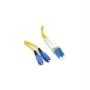 C2g C2g 1m Lc-sc 9-125 Os1 Duplex Singlemode Pvc Fiber Optic Cable - Yellow
