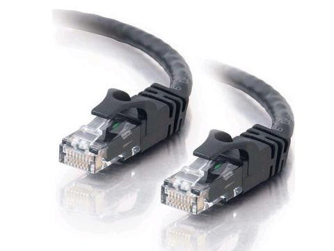 Patch cable RJ-45 M-M 7 ft CAT 6 black