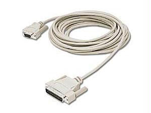 C2g 25ft Db25 Male To Db9 Female Null Modem Cable