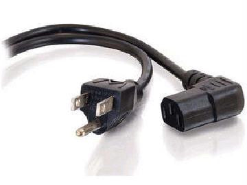 6ft Right Angle Universal Power Cord