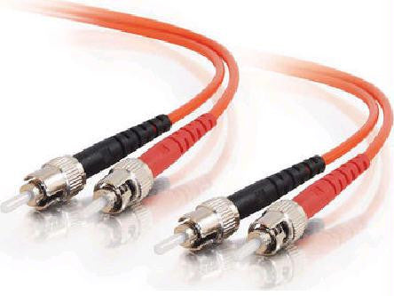 C2g C2g 15m St-st 62.5-125 Om1 Duplex Multimode Pvc Fiber Optic Cable - Orange