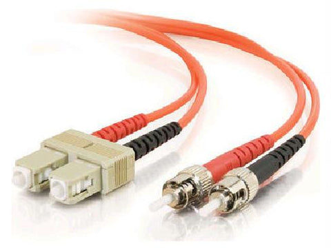 C2g C2g 10m Sc-st 62.5-125 Om1 Duplex Multimode Pvc Fiber Optic Cable - Orange
