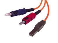 C2g C2g 1m Mtrj-sc 62.5-125 Om1 Duplex Multimode Pvc Fiber Optic Cable - Orange