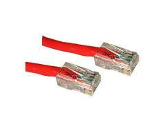 10ft CAT5e Assembled Patch Cable Red