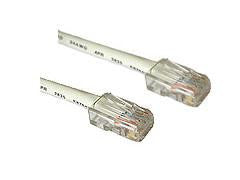 25ft CAT5e Assembled Patch Cable White