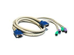 C2g 10ft 3-in-1 Universal Hd15 Vga + Ps-2 Kvm Cable