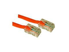 7ft CAT5e Crossover Patch Cable Orange