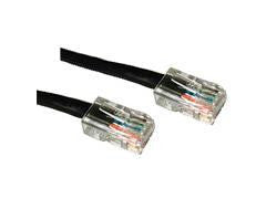 10ft CAT5e Crossover Patch Cable Black